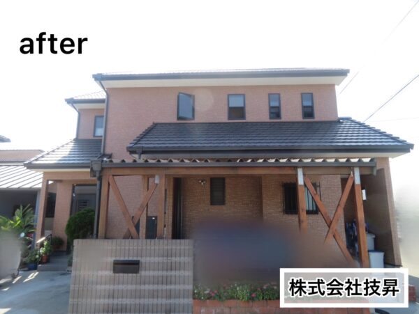愛媛県松山市屋根外壁塗装・Ｉ様邸