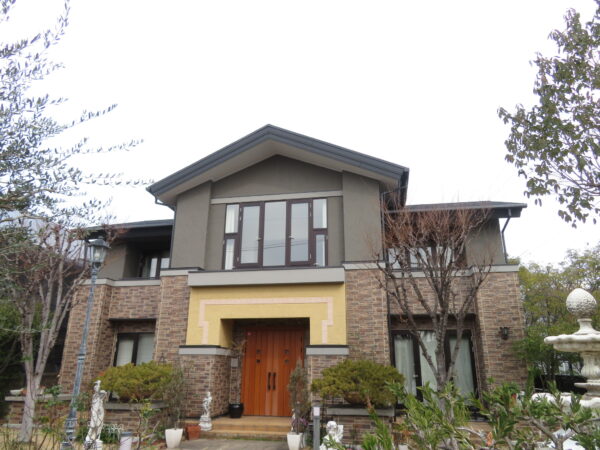 松山市 外壁塗装 屋根塗装 S様邸[高耐候多彩塗装＋光触媒コーティング]