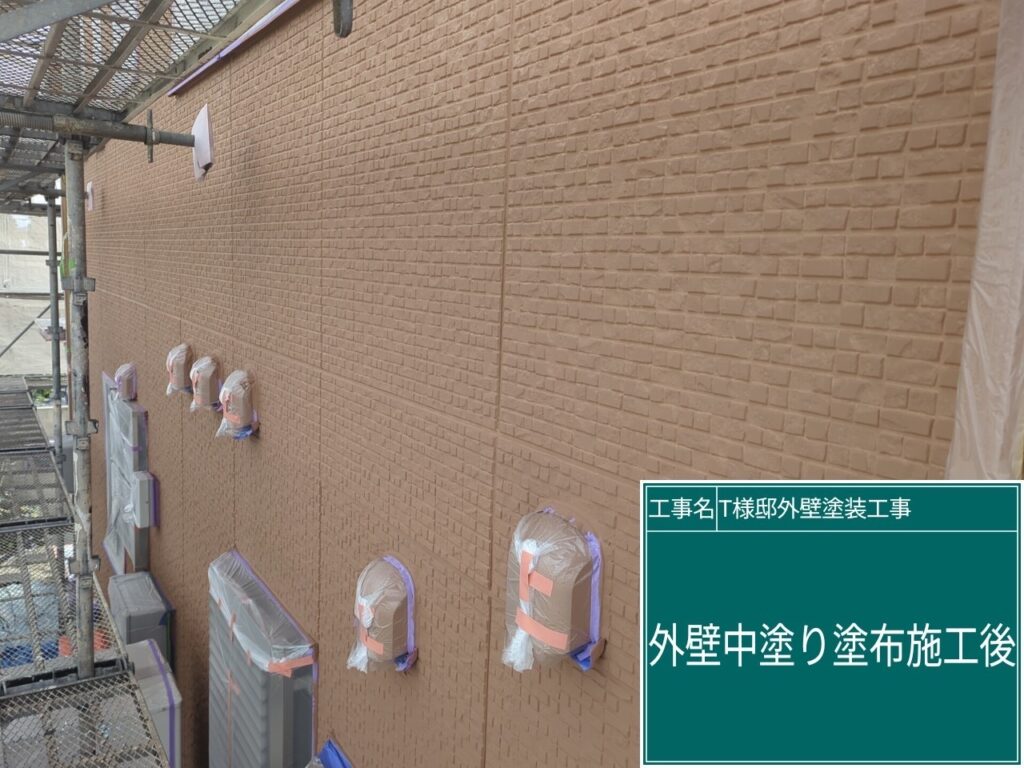 中塗り後です。